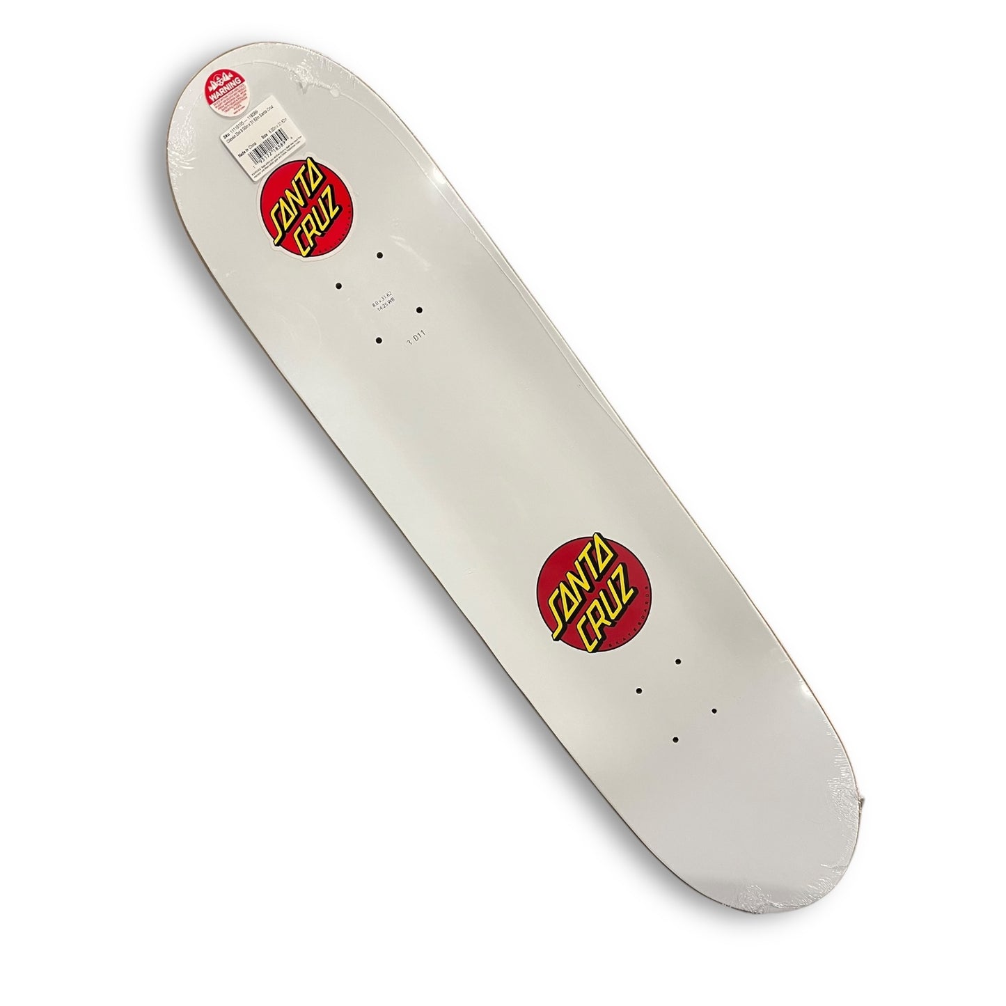 SANTA CRUZ | Classic Dot Logo | Team Pro Skateboard Deck | 8.0"