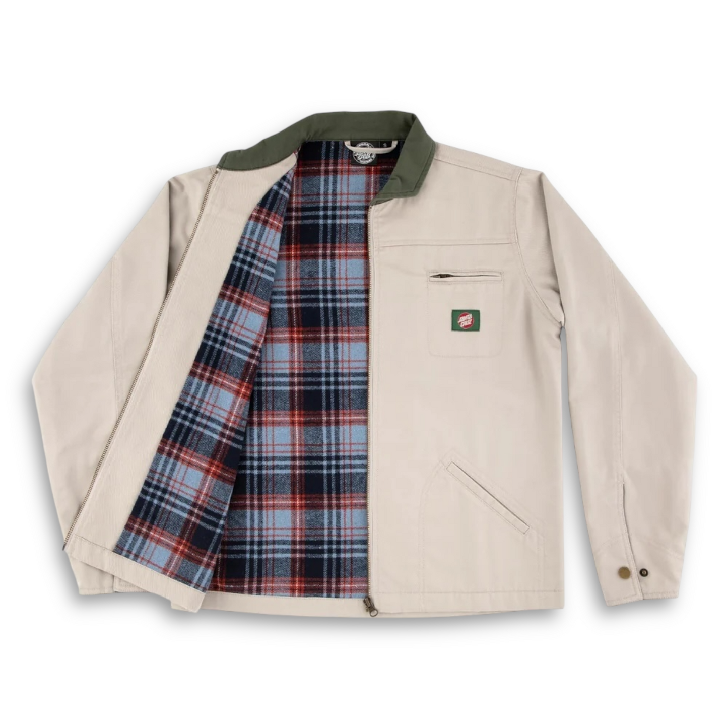 SANTA CRUZ | Maverick Womens Chore Coat Jacket | Bone