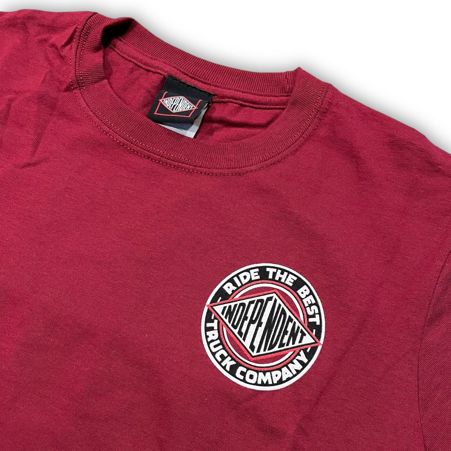 INDEPENDENT | Built to Grind - Short Sleeve Youth T-Shirt | Cardinal Red