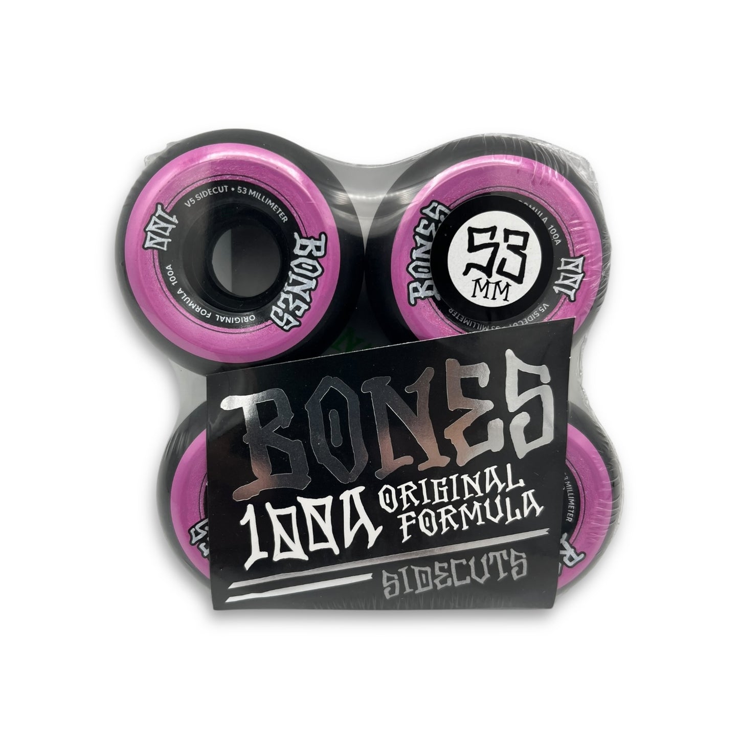 BONES | OG 100s - V5 Sidecut Black Wheels | 53mm / 100a