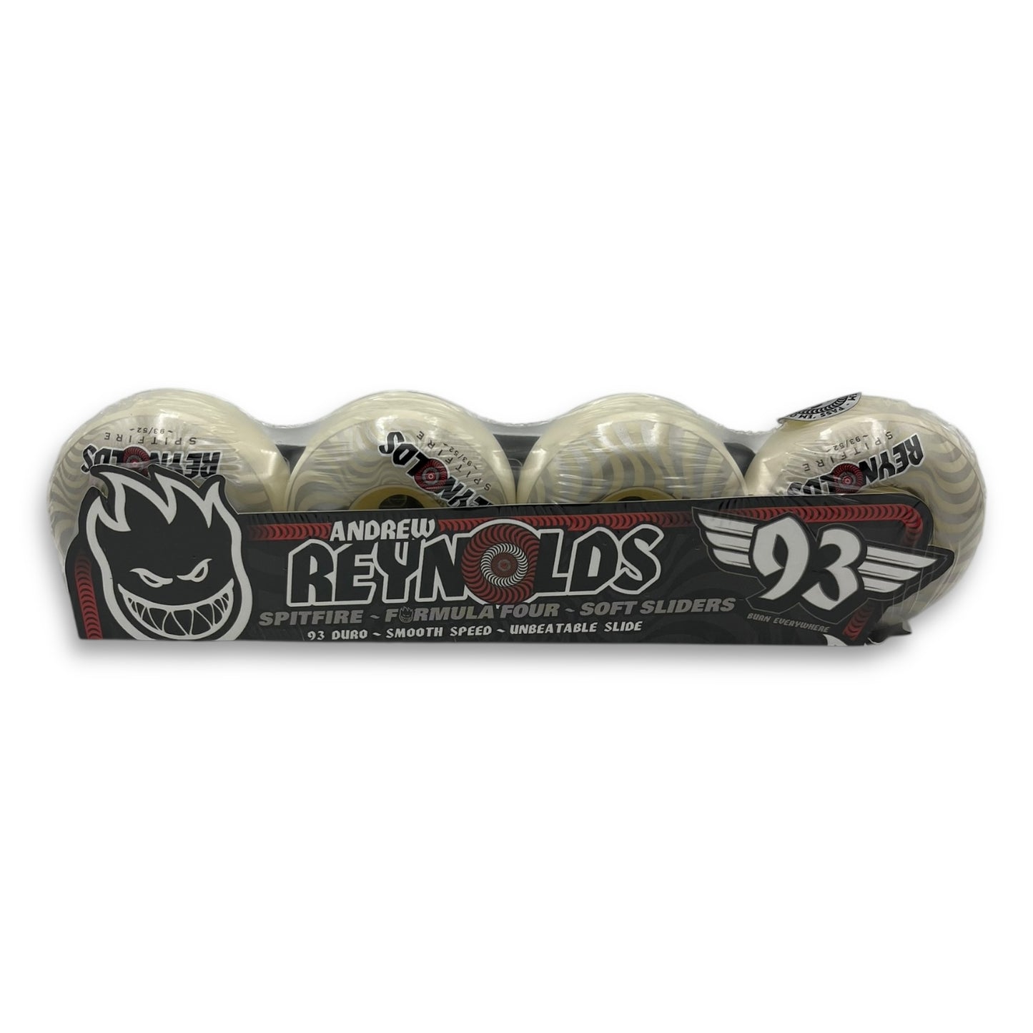 SPITFIRE | Formula Four Reynolds Classic Pro Skateboard Wheels| 52mm / 93a