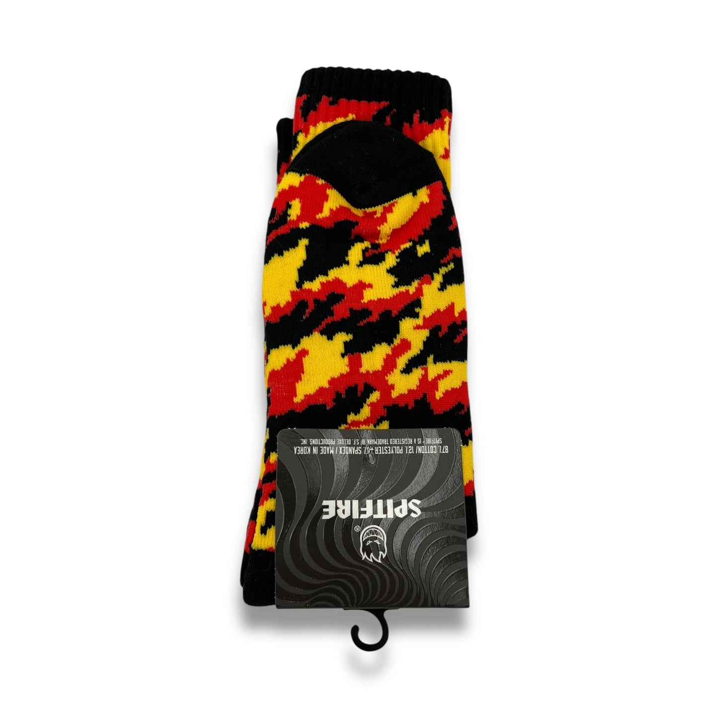 SPITFIRE | Bighead Embroidered Flame Socks