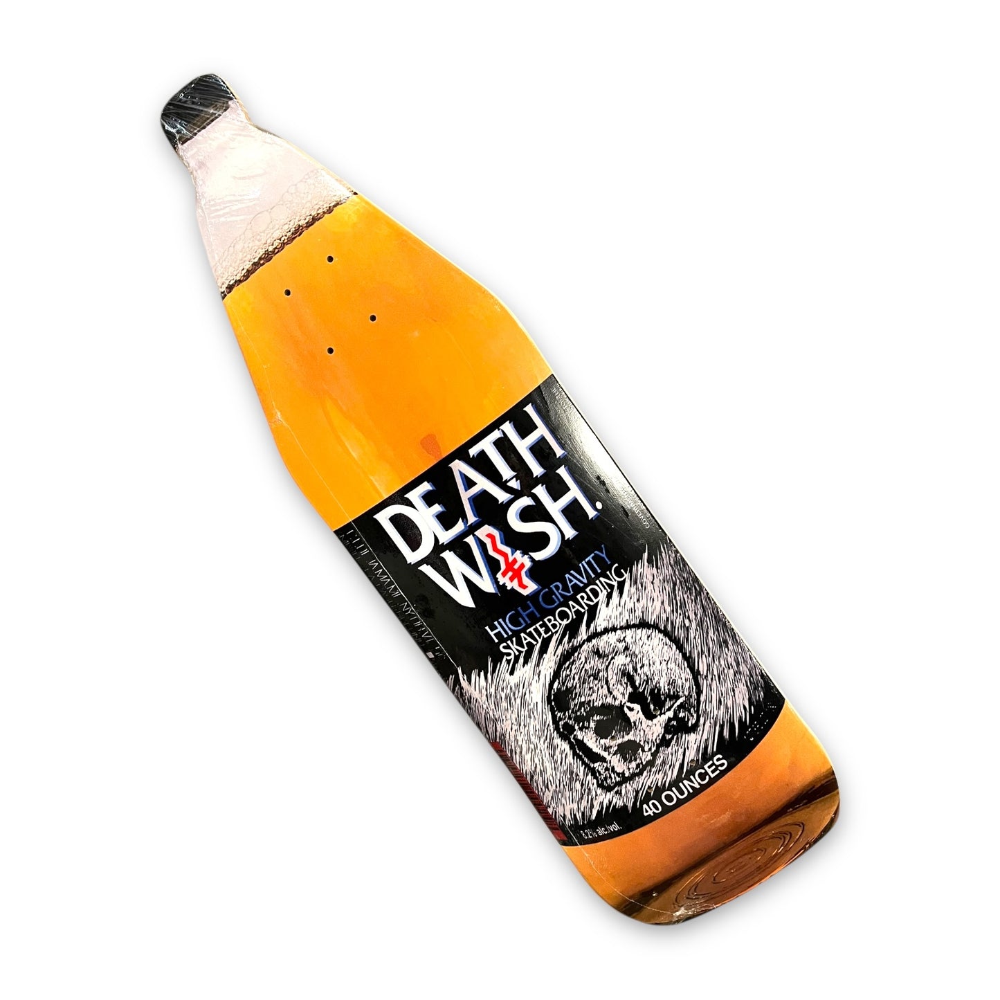 DEATHWISH | Crooked 40 oz. Cruiser Deck | 9.0"