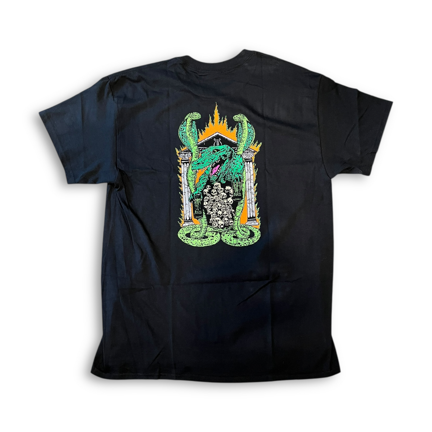 HEROIN | King Croc - Black T-Shirt