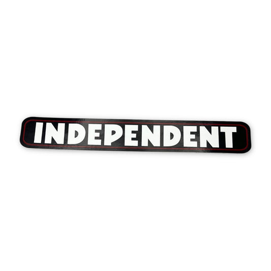 INDEPDENDENT | Bar Logo Sticker | Large 8"