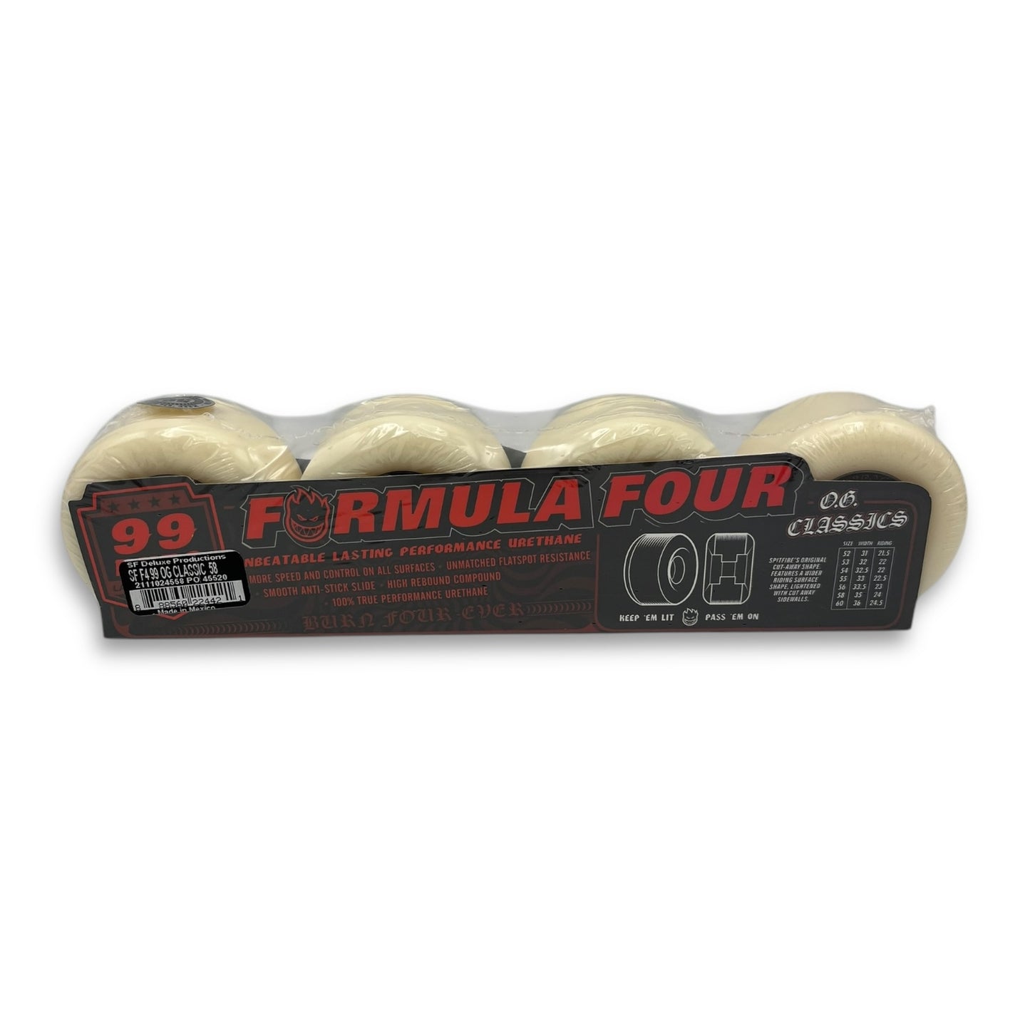 SPITFIRE | Formula Four O.G. Classics | 58mm / 99a