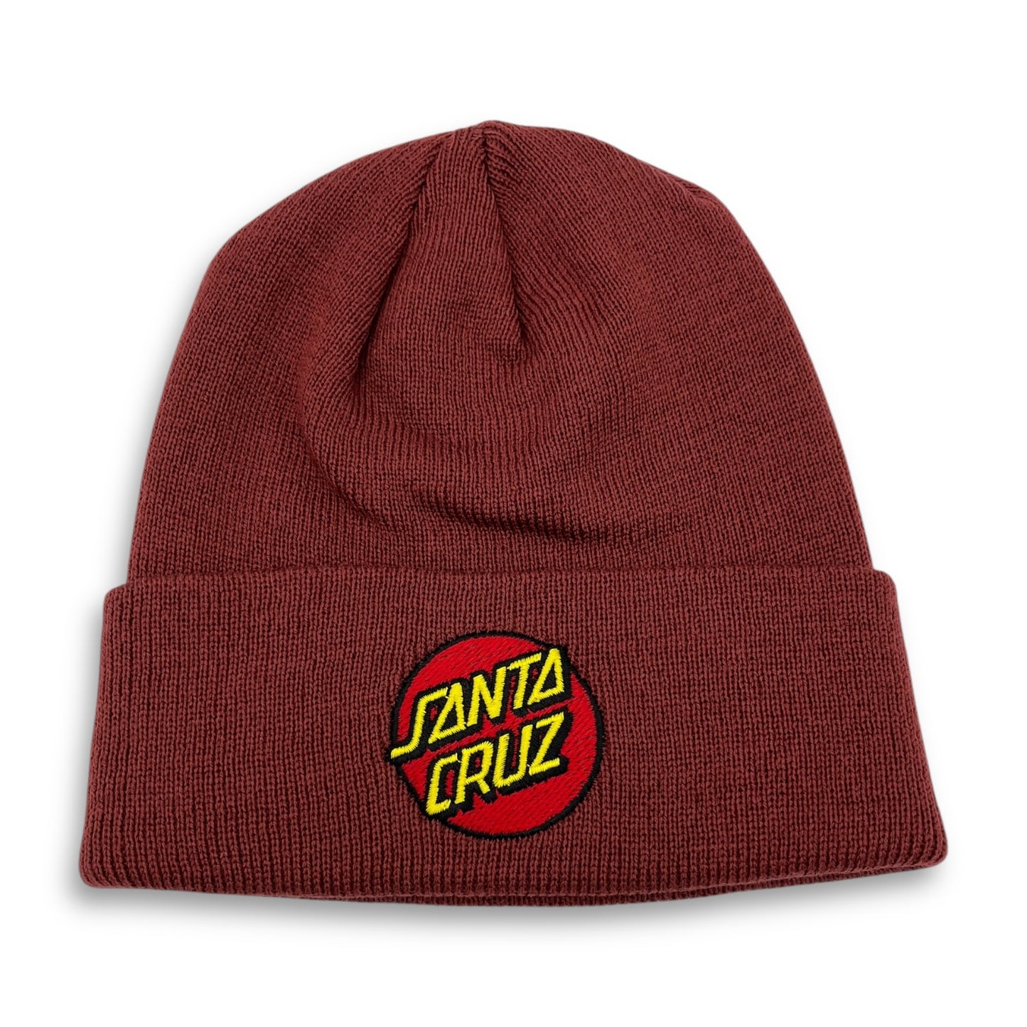 SANTA CRUZ | Classic Dot - Maroon Beanie