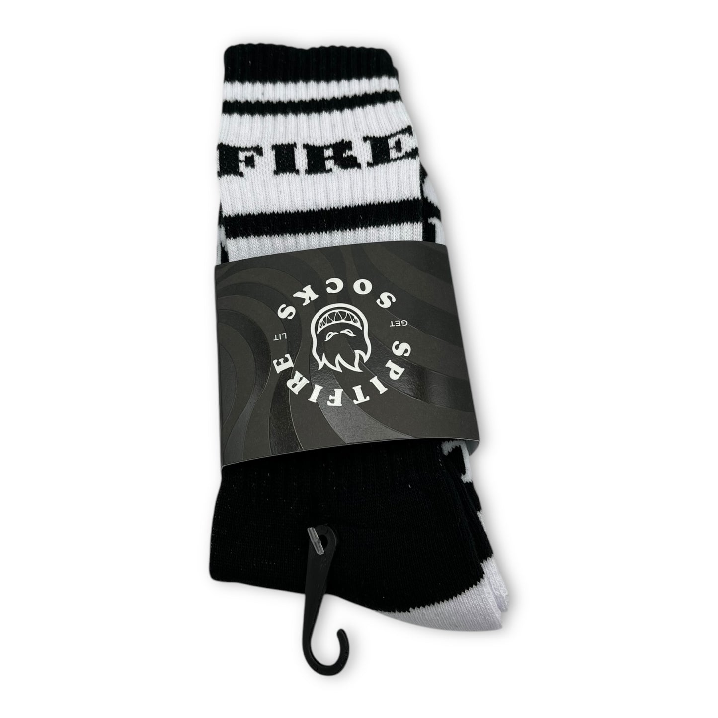 SPITFIRE | Classic 87' Bighead Socks | White / Black