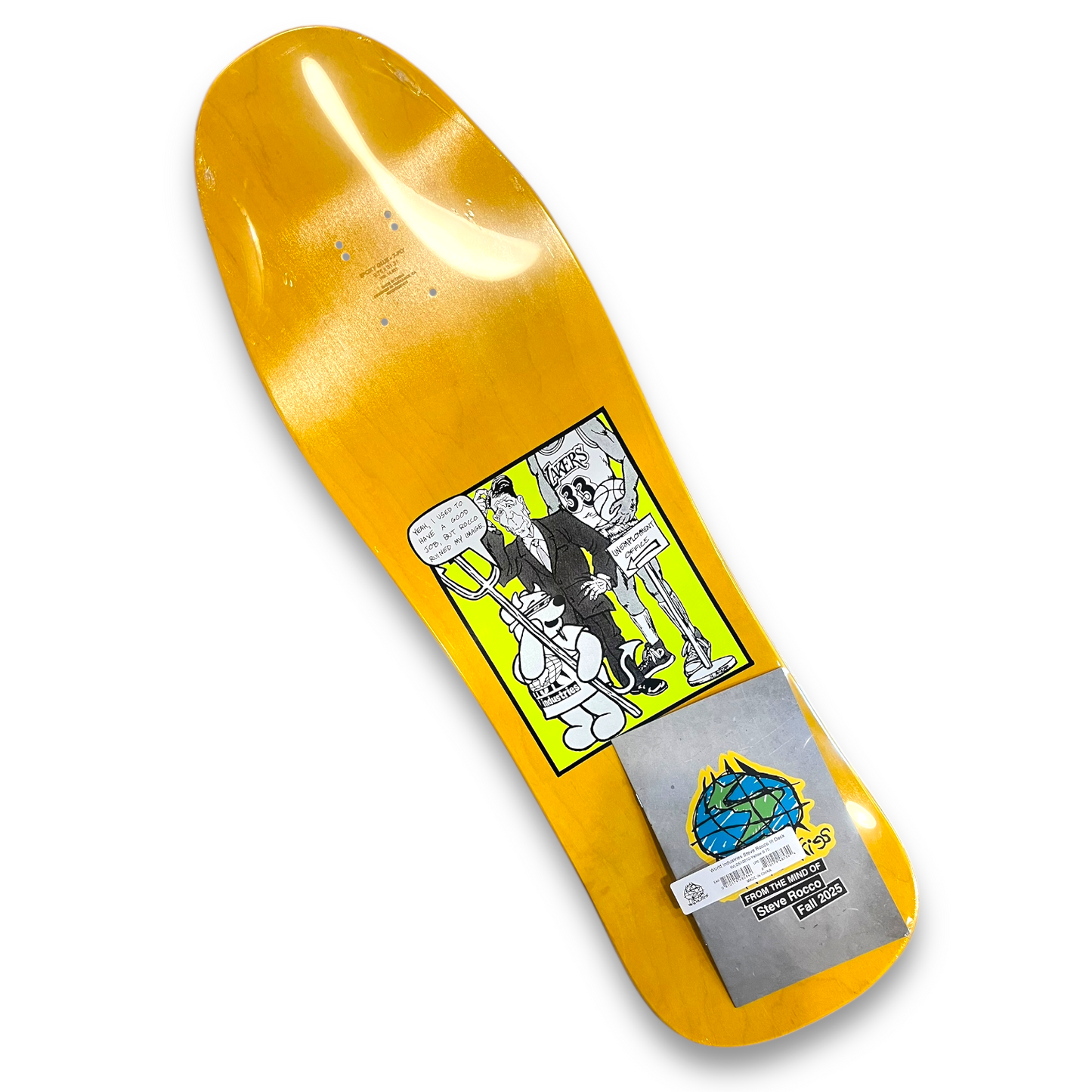 WORLD INDUSTRIES | Steve Rocco III Pro Skateboard Deck | 9.75"