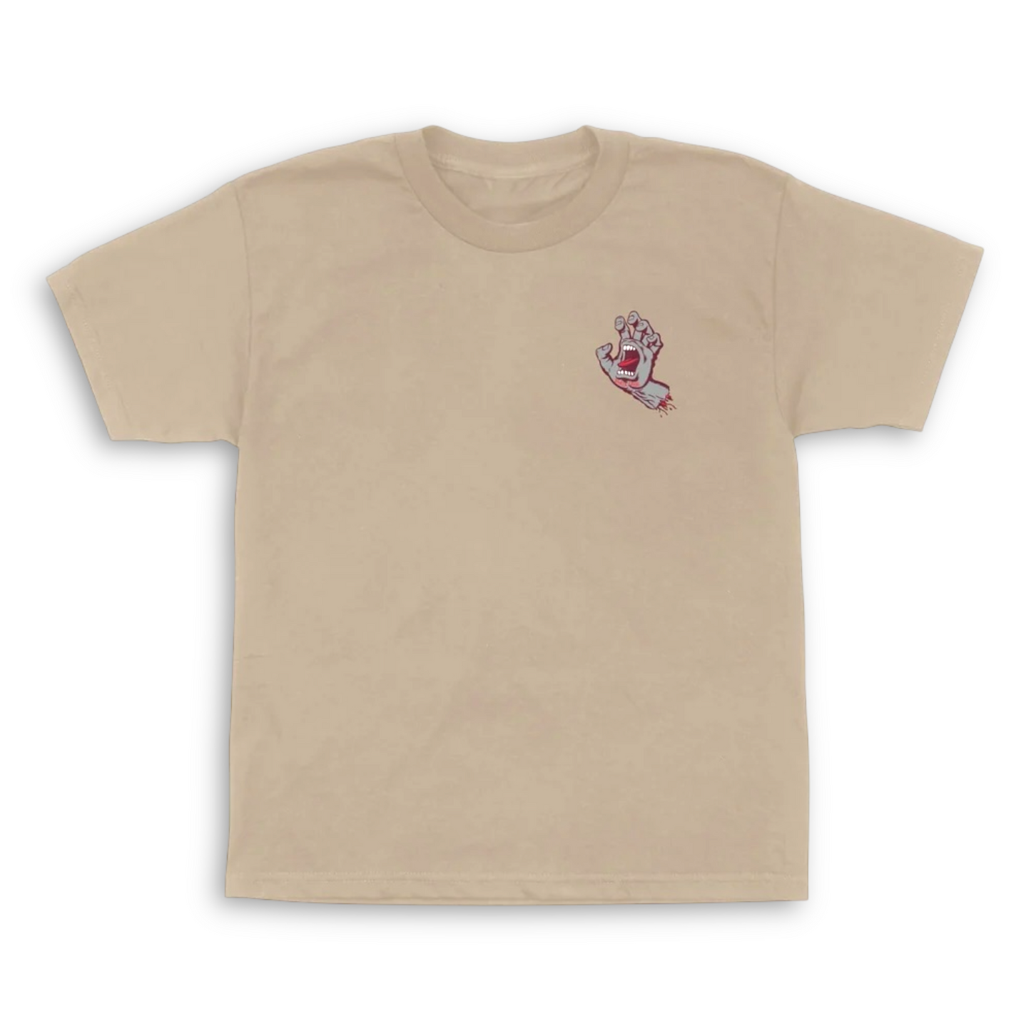 SANTA CRUZ | Screaming Hand Youth T-Shirt | Sand