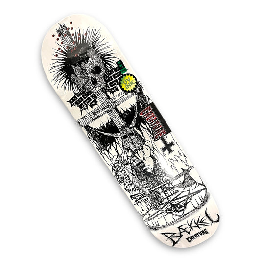 CREATURE | BLKMTL - Baekkel Pro Skateboard Deck | 8.6"