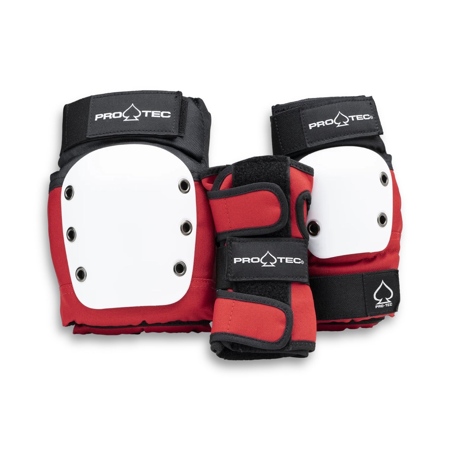 PRO-TEC | Junior 3-Pack Pad Set | Youth Medium - Red