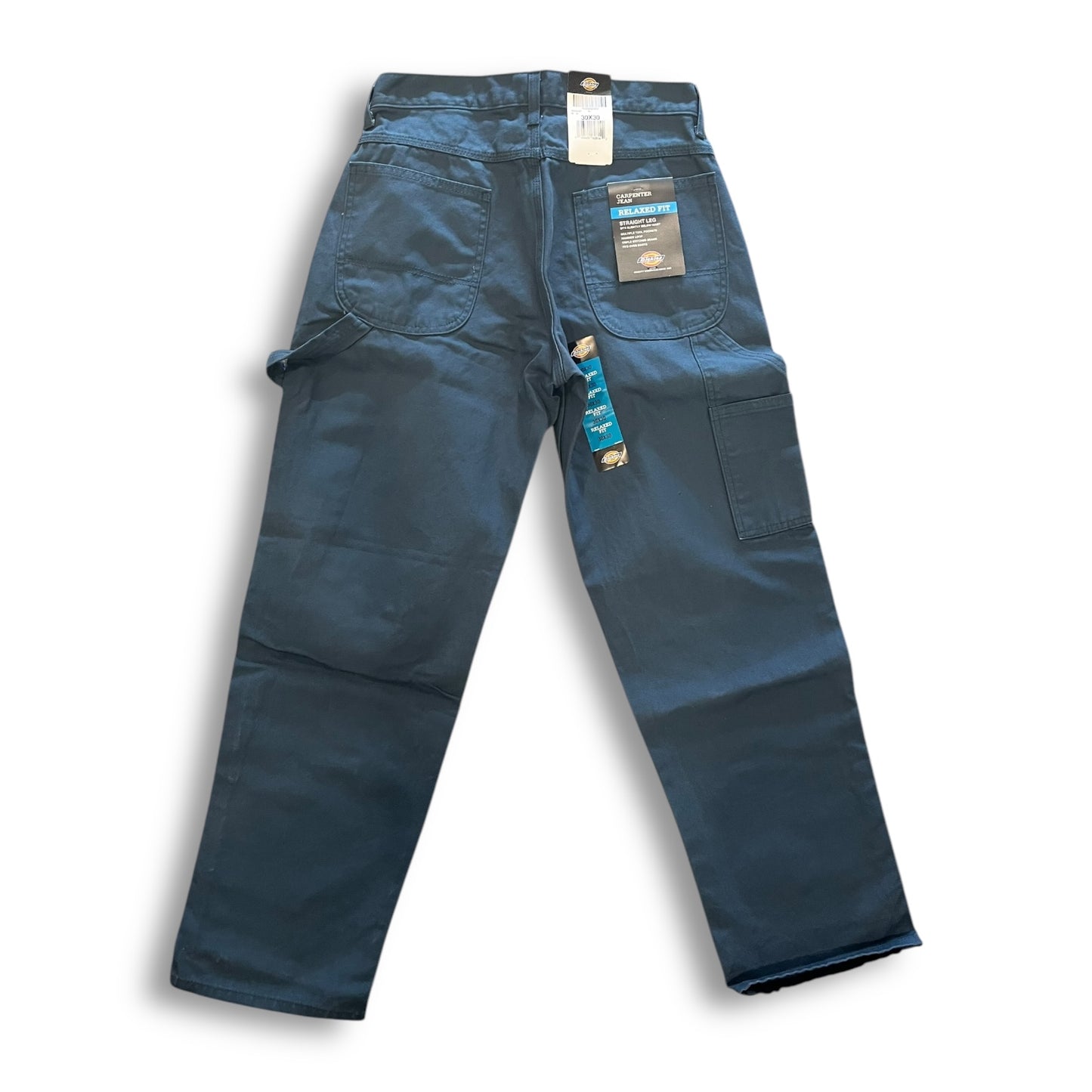 DICKIES | Relaxed Fit Heavyweight Duck Carpenter Pants | Airforce Blue