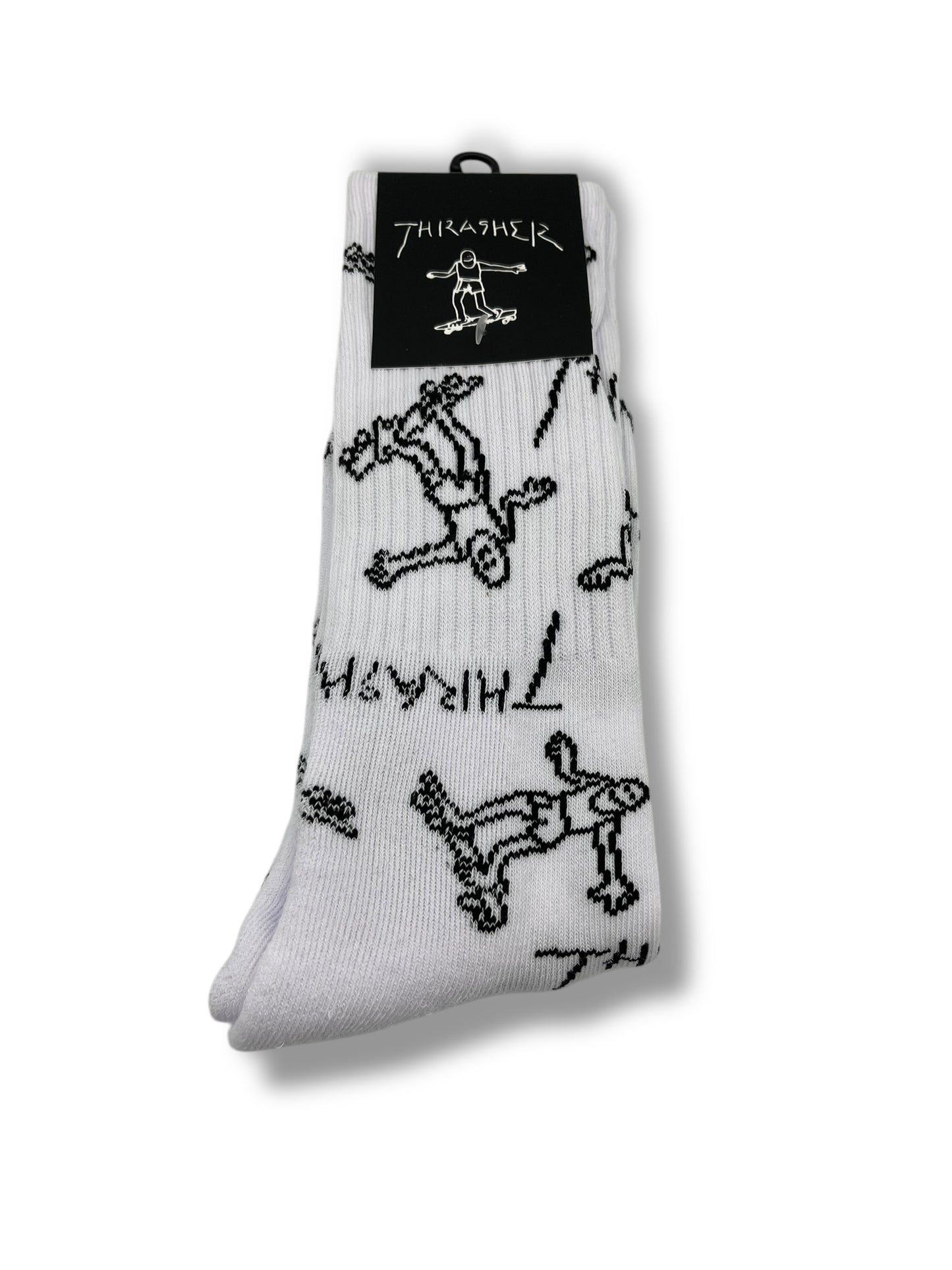 THRASHER Gonz Logo Crew Socks