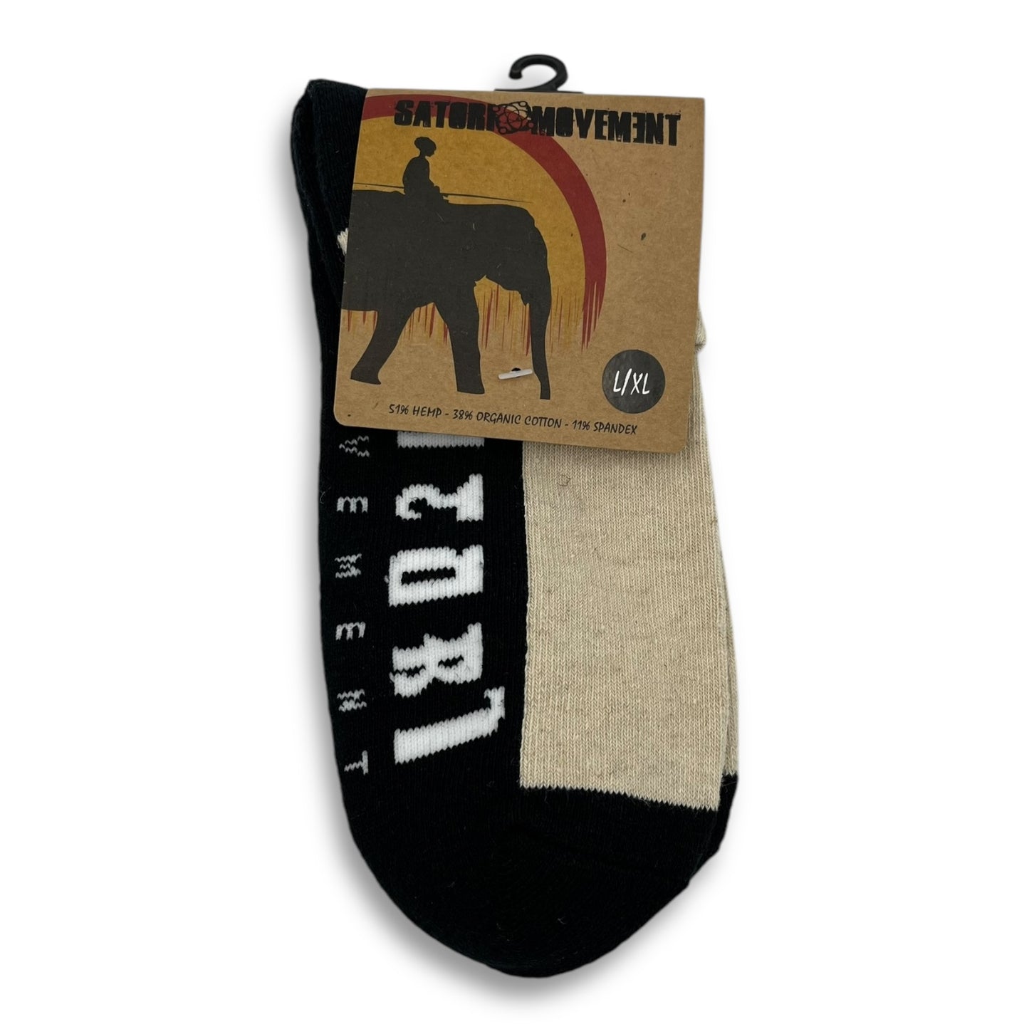 SATORI | Half Link Ankle Socks | Natural