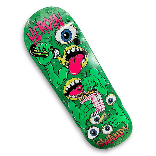 HEROIN | Mutate or Die | Swampy Pro Skateboard Deck | 10.2"
