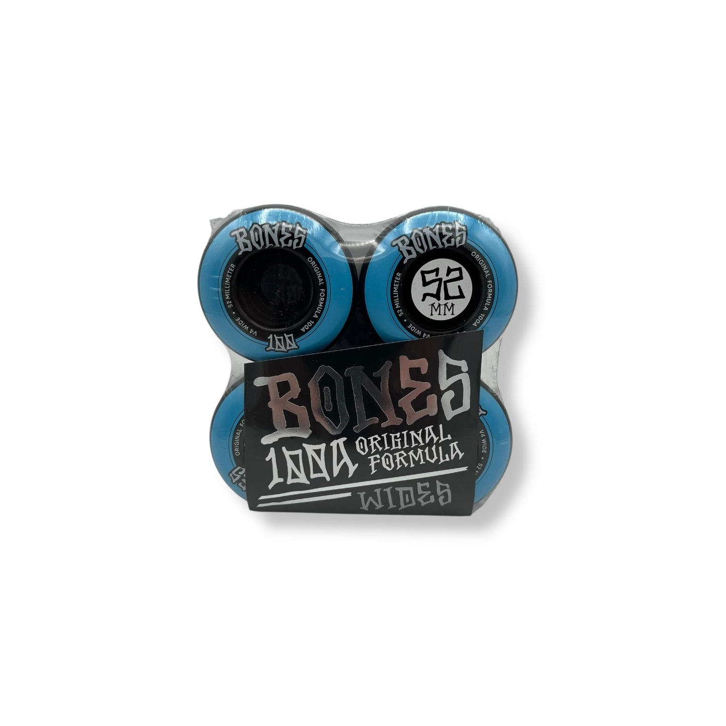 BONES | OG 100s - V5 Sidecut Black Wheels | 52mm / 100a