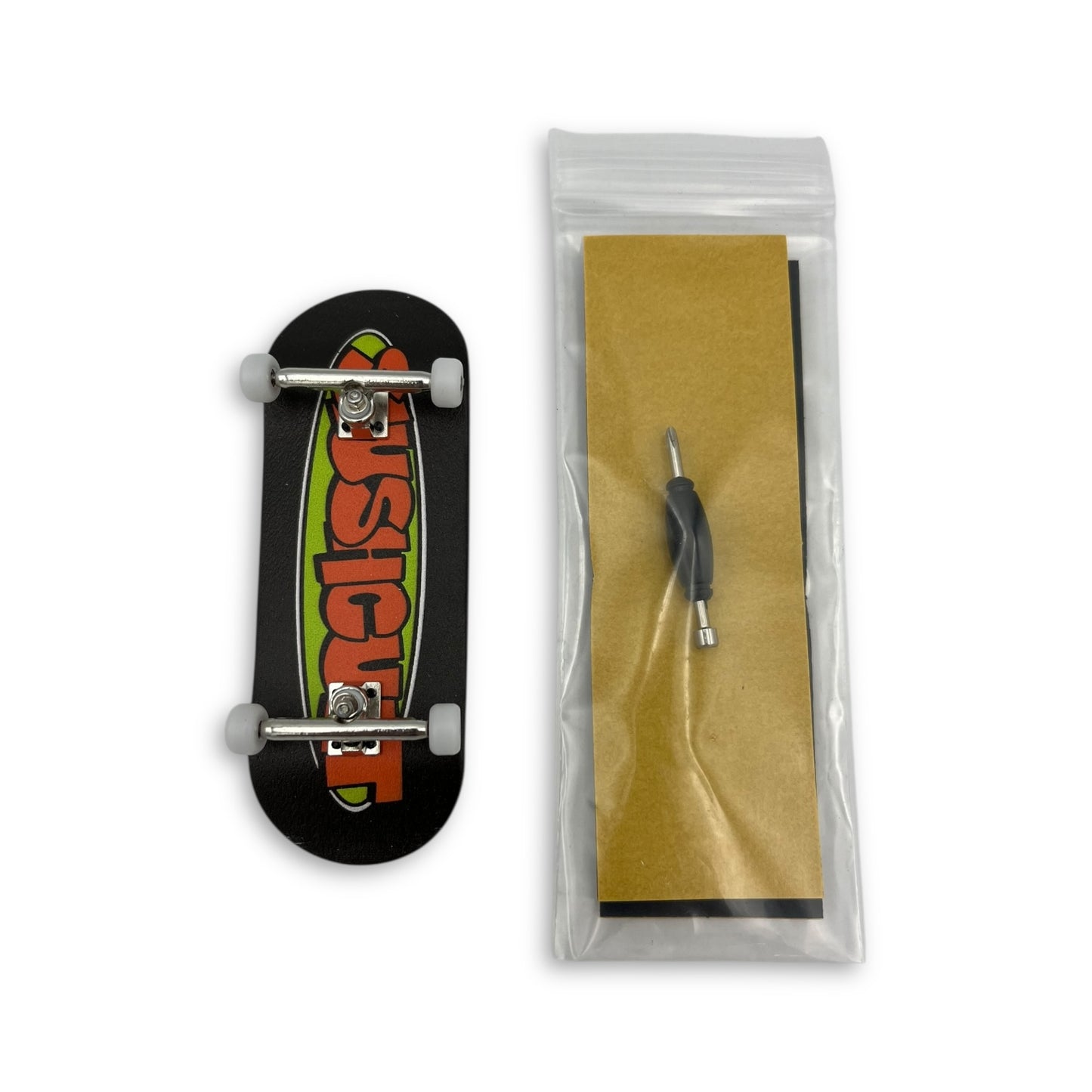 SLUSHCULT | Oval Logo Black | "Grom" Series 009 Fingerboard Complete
