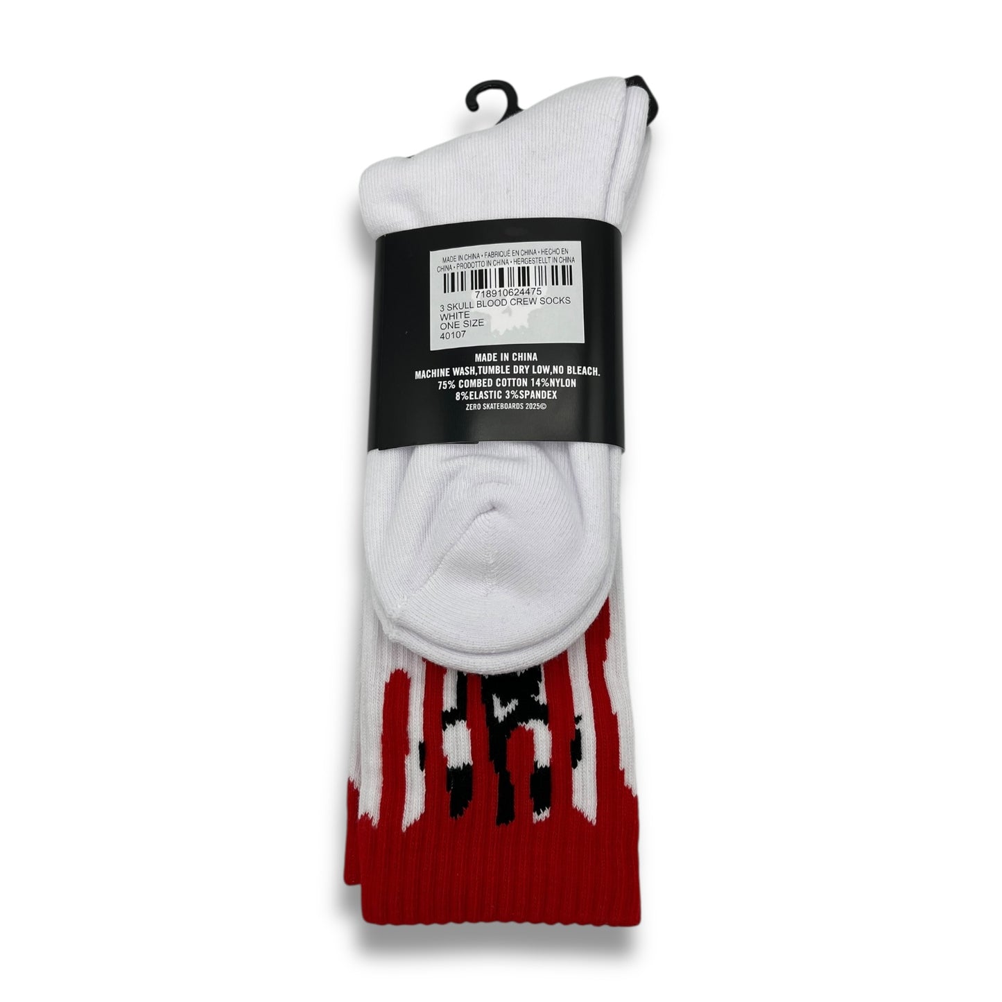 ZERO | 3 Skull Blood Socks