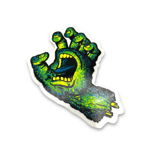 SANTA CRUZ | Street Creep Hand - Mylar Sticker | 6"