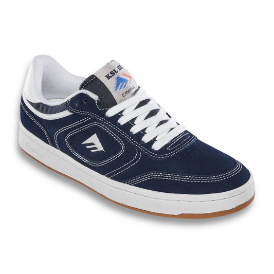 EMERICA | KSL III - Pro Skate Shoe | Navy / Tan