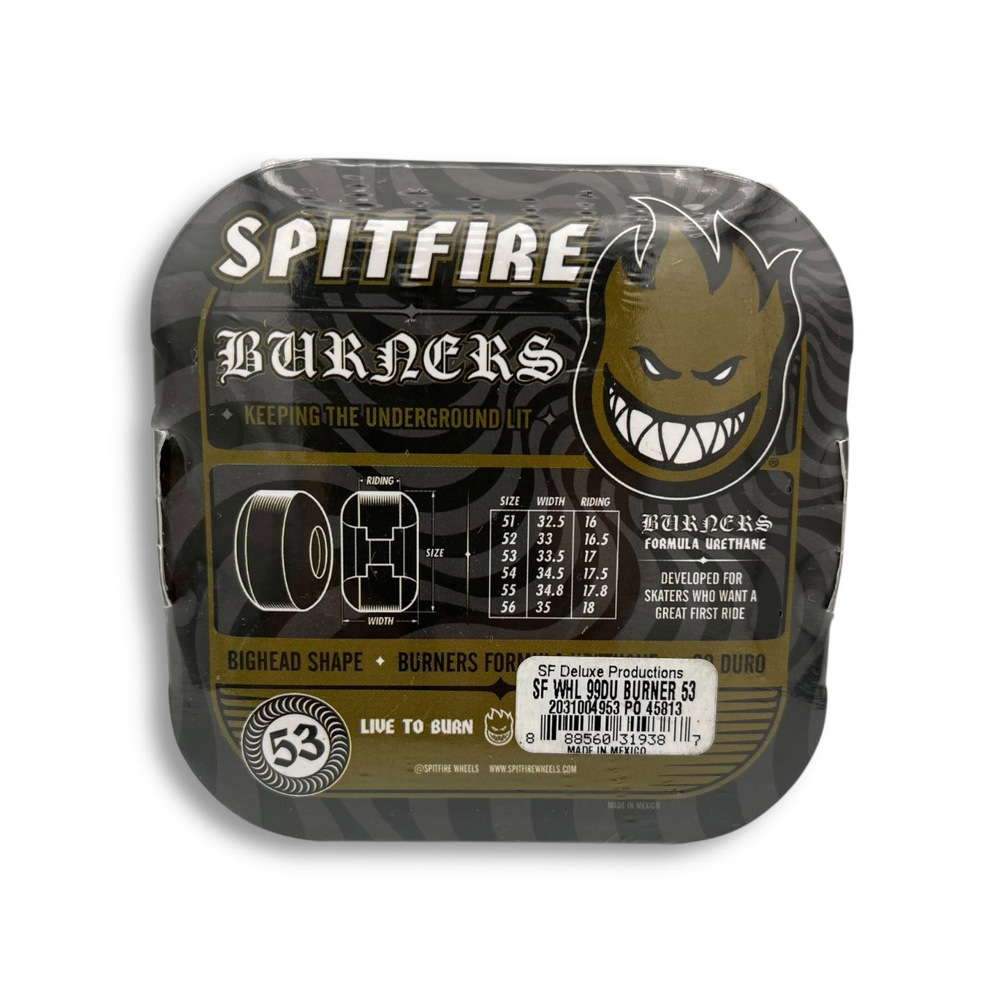 SPITFIRE | Burner Wheels | 53mm / 99a