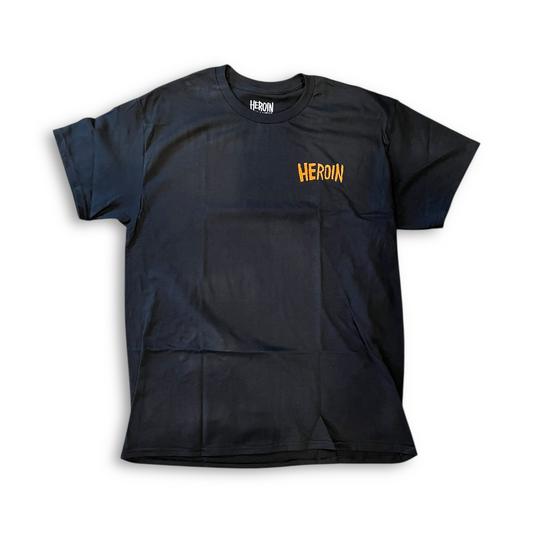 HEROIN | King Croc - Black T-Shirt