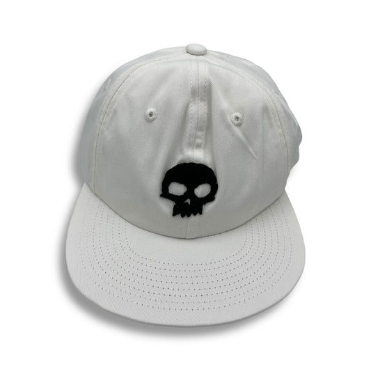ZERO | Single Skull Hat | White