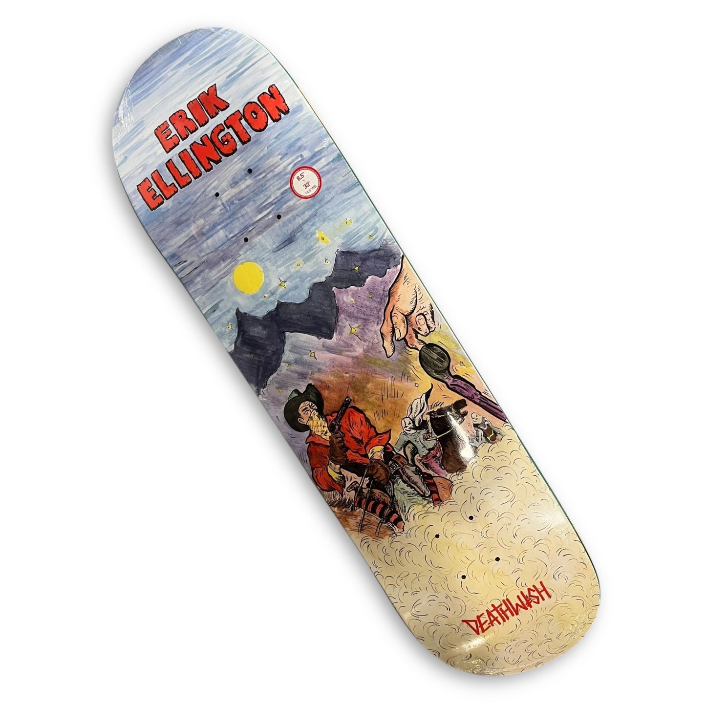 DEATHWISH | Six Shooter Eric Ellington Pro Skateboard Deck | 8.5"