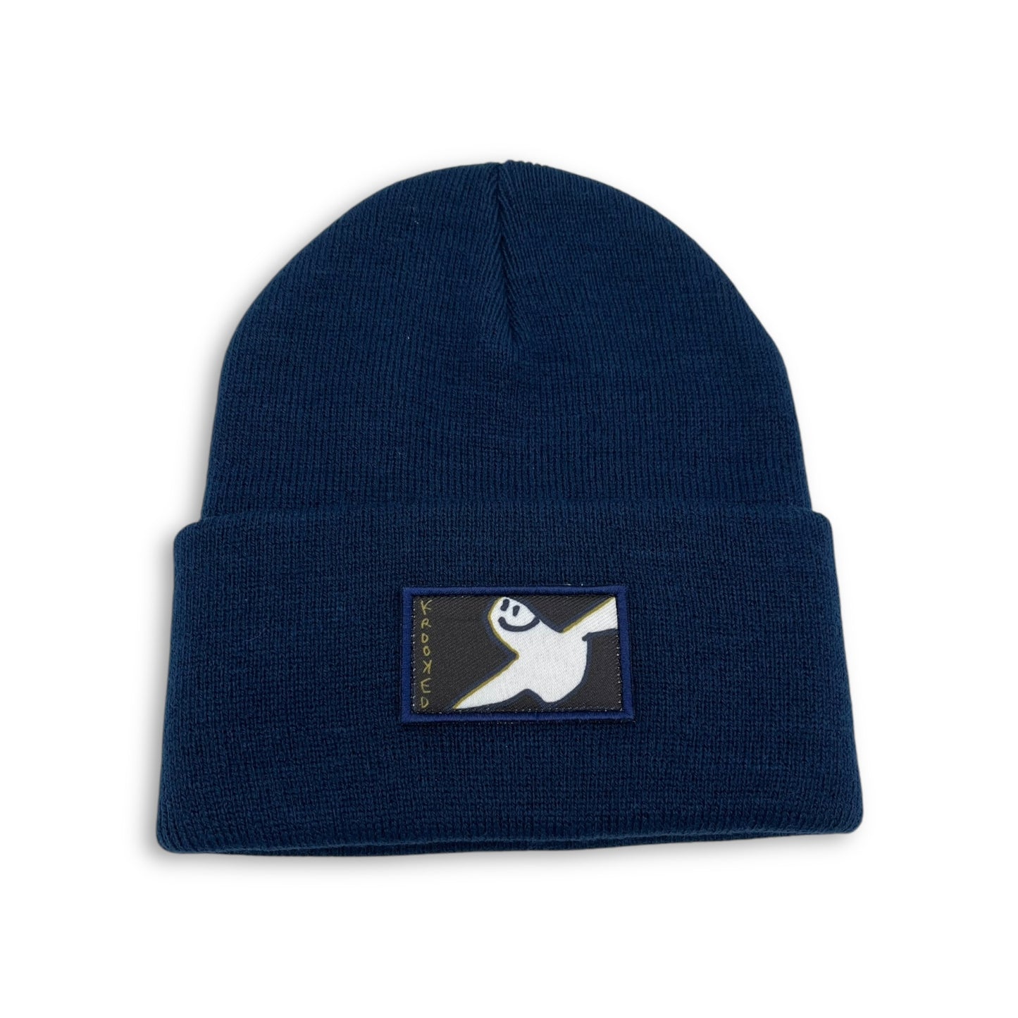 KROOKED | Burd Cuff Beanie | Navy
