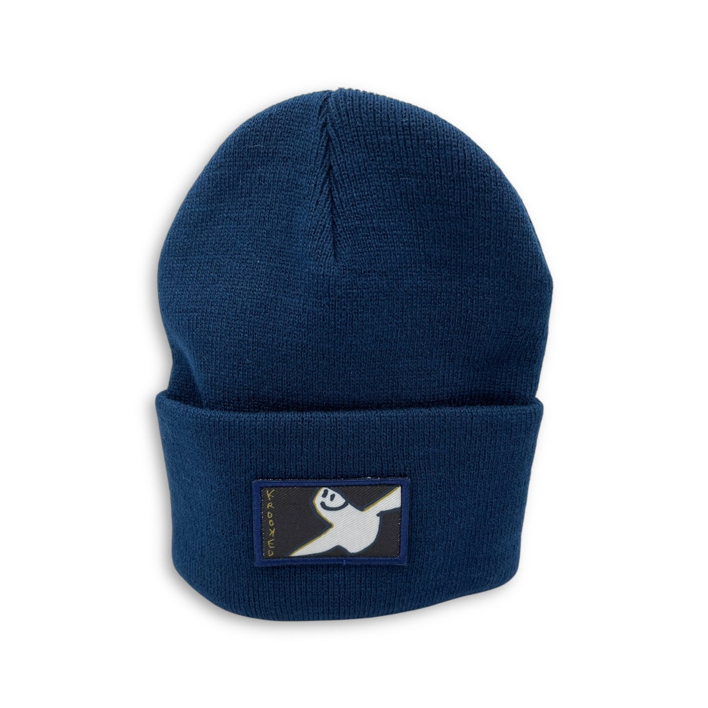 KROOKED | Burd Cuff Beanie | Navy