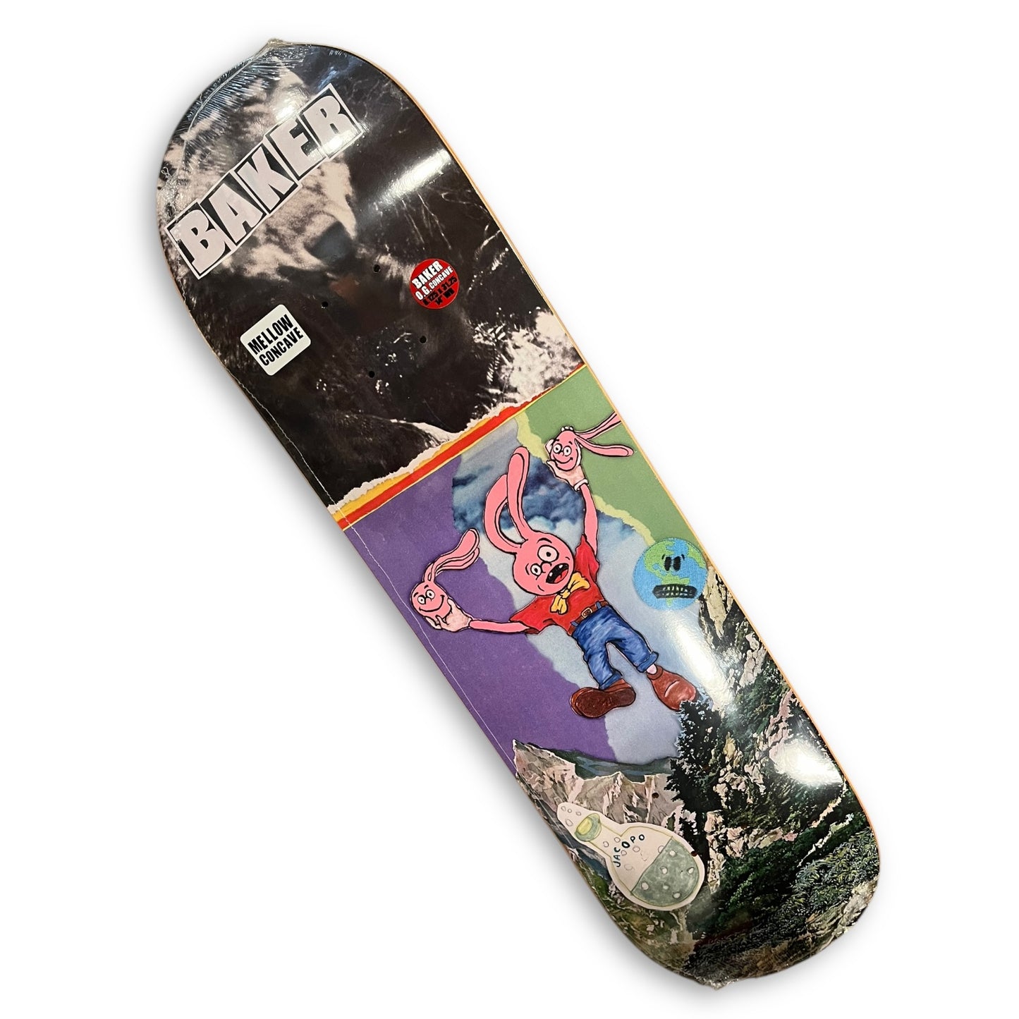 BAKER | Desk Shrapnel | Jacopo Carozzi Pro Skateboard Deck | 8.1"