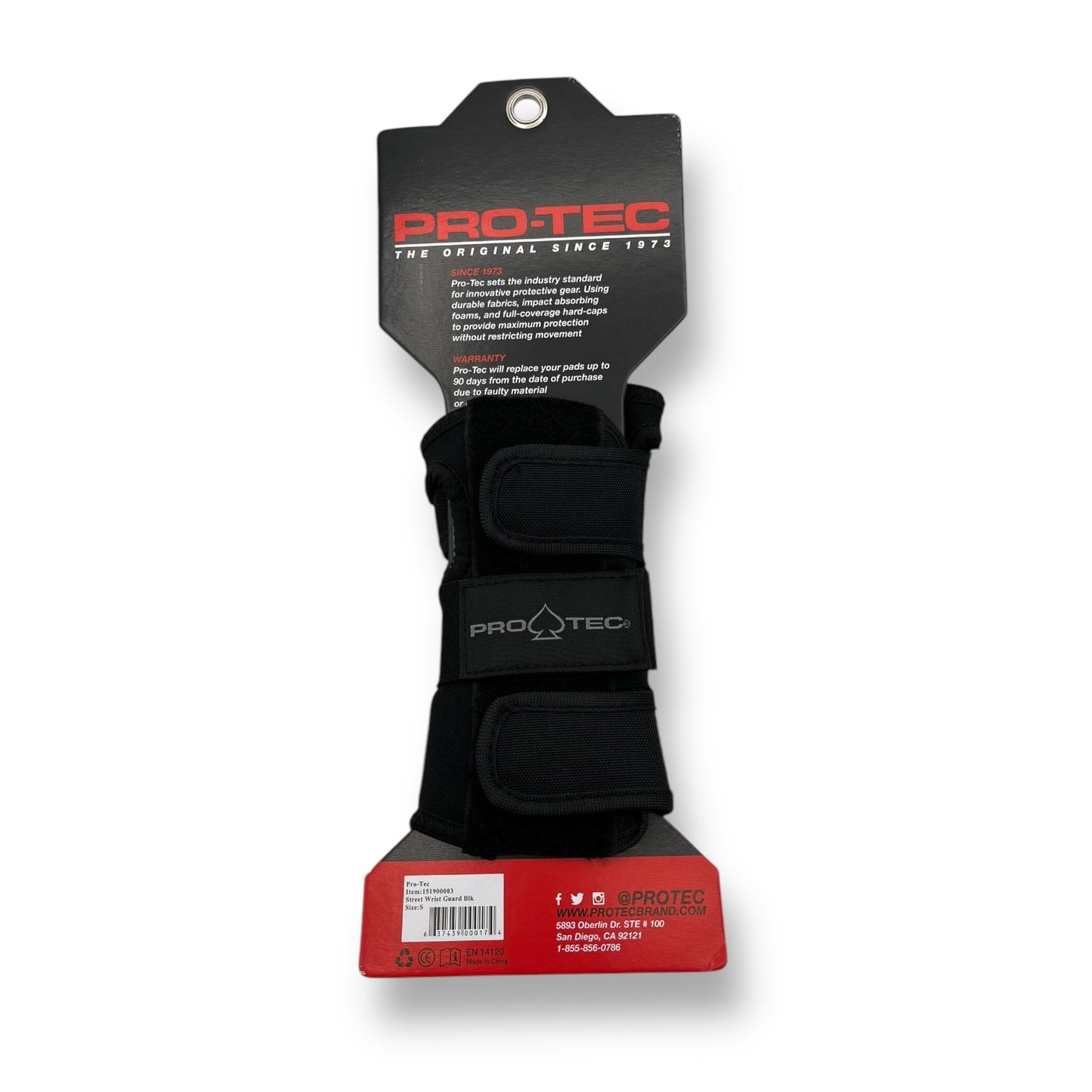 PROTEC | Street Wrist Guard Set | Black