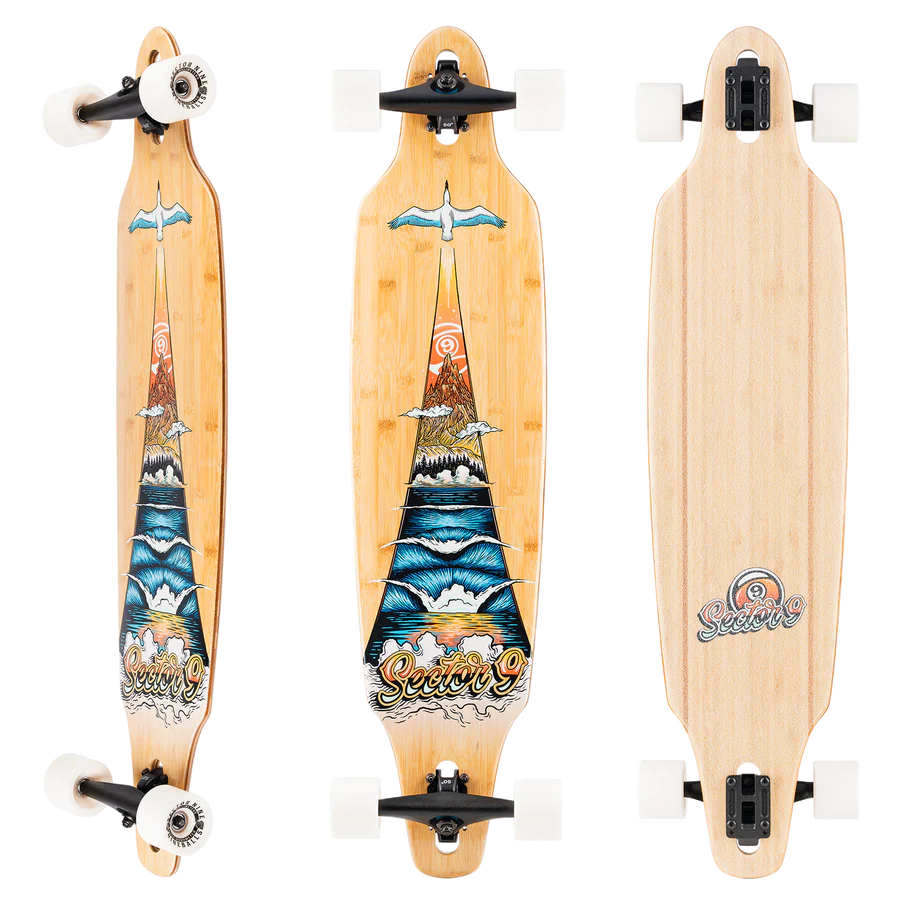 SECTOR 9 | Lookout Take Off | Drop Through Longboard | 41"