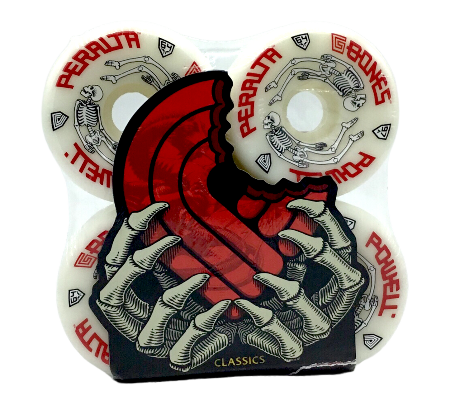 POWELL PERALTA | G-Bones White Wheels | 64mm / 97A
