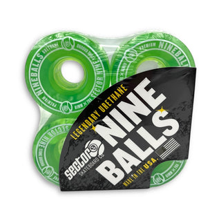 SECTOR 9 | Nineball Green Wheels | 61mm / 78a