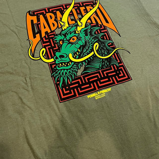 POWELL PERALTA | Caballero Street Dragon Shirt | Army Green