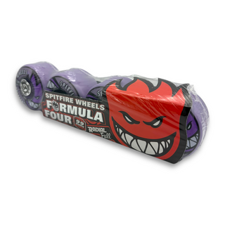 SPITFIRE | Formula Four Radial Full Wheels - Purple | 54mm / 99a