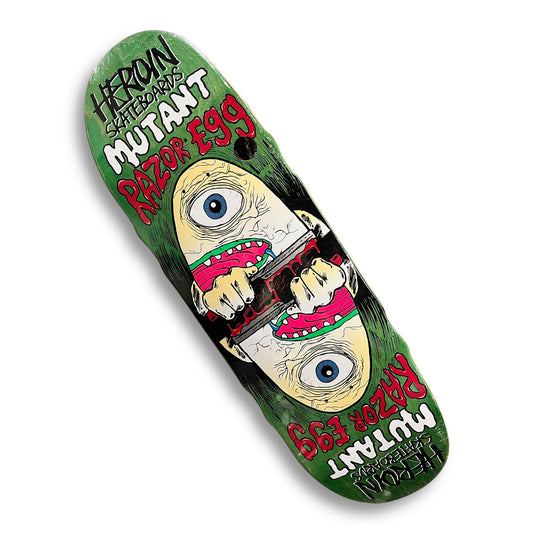 HEROIN | Mutant Razoregg Skateboard Deck | 9.5"