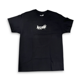 WELCOME | Vamp - Puffy Ink Printed T-Shirt | Black