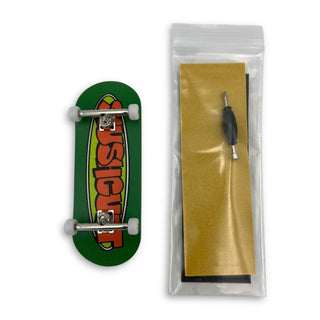 SLUSHCULT | Oval Logo Green | "Grom" Series 009 Fingerboard Complete