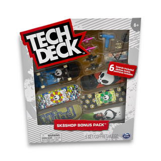 TECH DECK | Sk8Shop Bonus 6-Pack Fingerboard Set