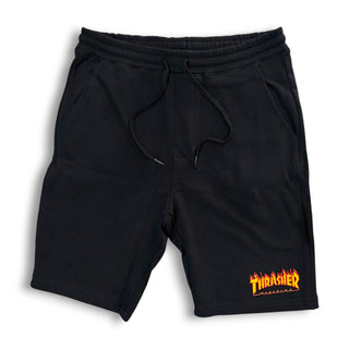 THRASHER | Flame Logo - Fleece Shorts