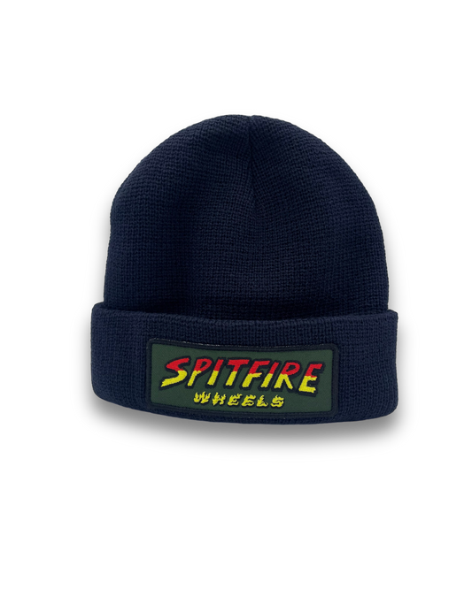 SPITFIRE | Hell Hounds Patch Cuff Beanie Navy