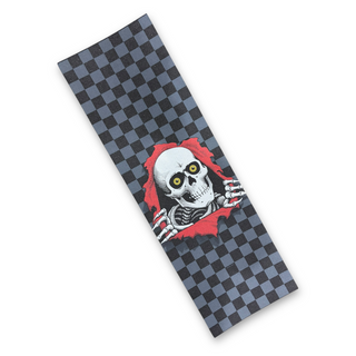 POWELL PERALTA | Ripper Graphic Griptape Sheet - Checkered | 9"