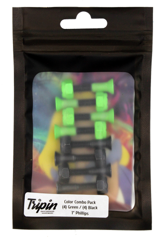 TRIPIN | Sonic Green | Phillips Colored Hardware Set
