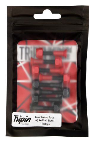 TRIPIN | Red Hail'n | Phillips Colored Hardware Set