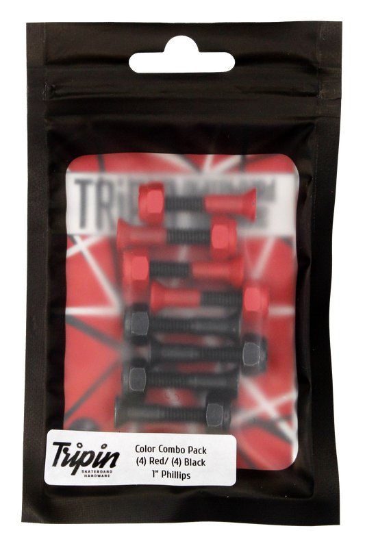 TRIPIN | Red Hail'n | Phillips Colored Hardware Set