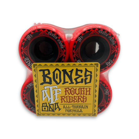BONES | Rough Riders ATF Wheels | 56mm / 80a | Red