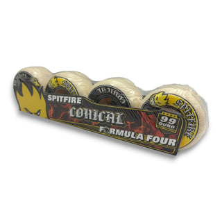 SPITFIRE | Formula Four Conical Full Wheels - Yellow Prints | 53mm / 99a